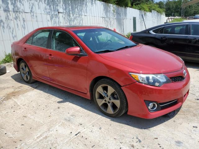 4T1BF1FK0EU839714 - 2014 TOYOTA CAMRY L RED photo 4