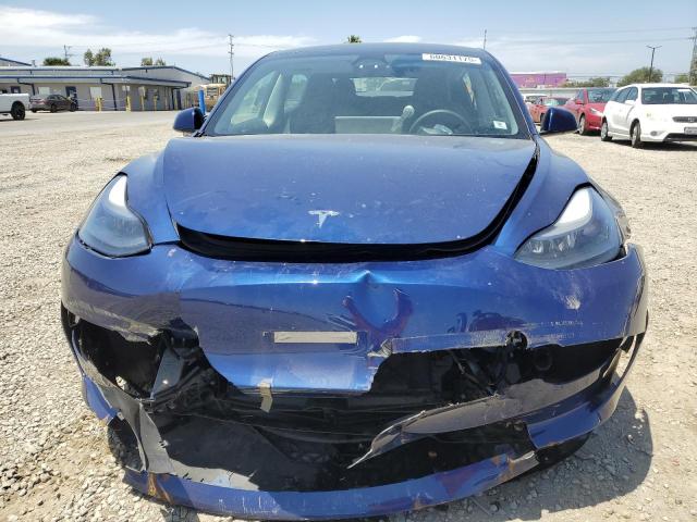 5YJ3E1EA5PF599009 - 2023 TESLA MODEL 3 Կապույտ լուսանկար 5