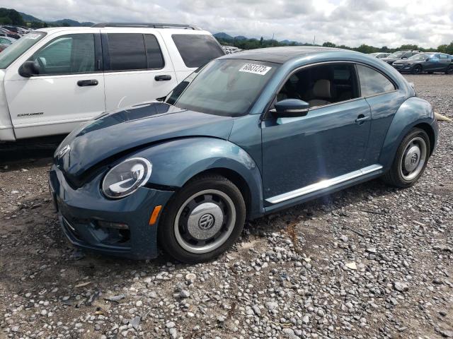 3VWFD7AT4JM704178 - 2018 VOLKSWAGEN BEETLE S BLUE photo 1