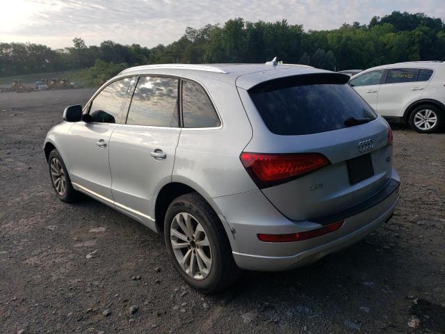 WA1LFAFP4DA057365 - 2013 AUDI Q5 PREMIUM PLUS SILVER photo 2