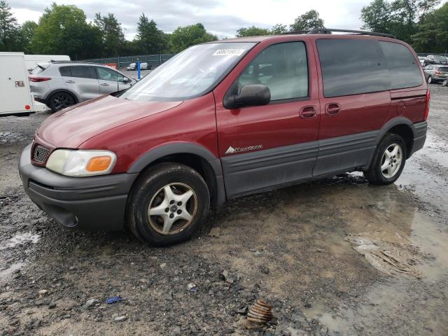 1GMDU03E72D117188 - 2002 PONTIAC MONTANA BURGUNDY photo 1