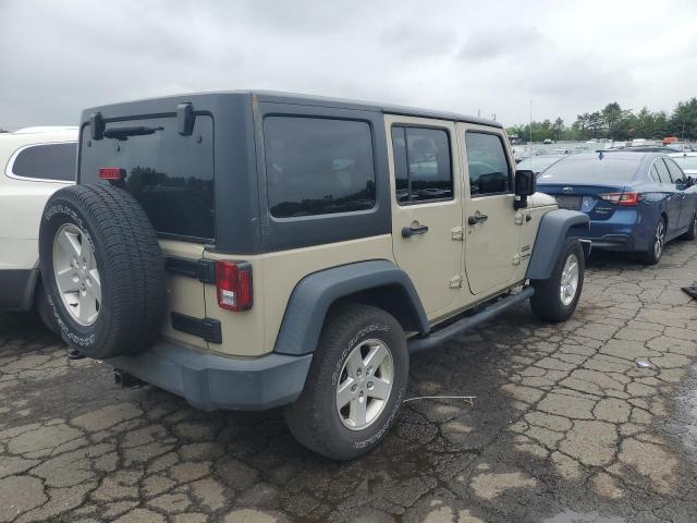 1C4BJWDG9JL908964 - 2018 JEEP WRANGLER U SPORT Бежевый фото 3