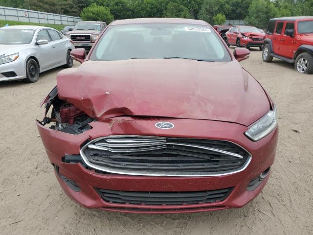 3FA6P0H71GR326350 - 2016 FORD FUSION SE RED photo 5