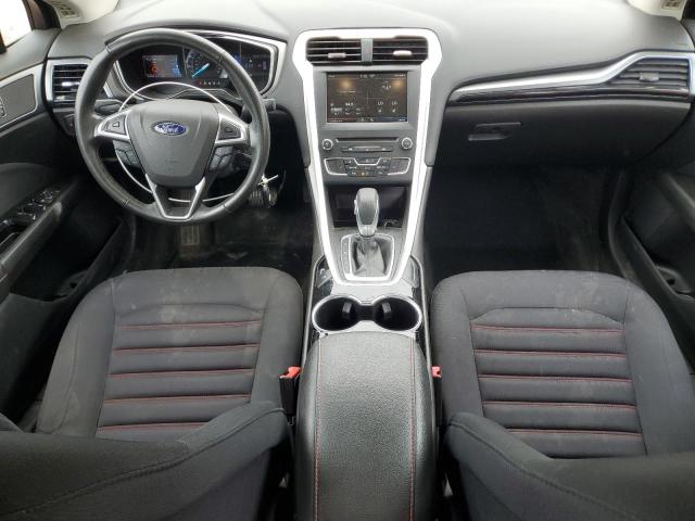 3FA6P0H71GR326350 - 2016 FORD FUSION SE RED photo 8