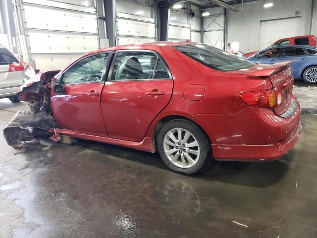 2T1BU40E09C127916 - 2009 TOYOTA CAROLLA BASE RED photo 2