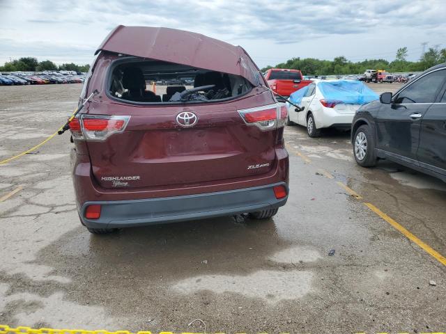 5TDJKRFH6FS112808 - 2015 TOYOTA HIGHLANDER XLE Qırmızı foto 6
