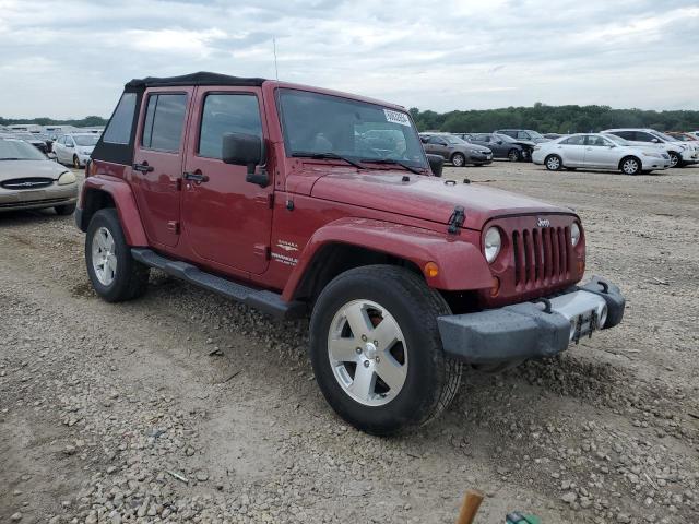 1C4BJWEG7CL195449 - 2012 JEEP WRANGLER U SAHARA RED photo 4