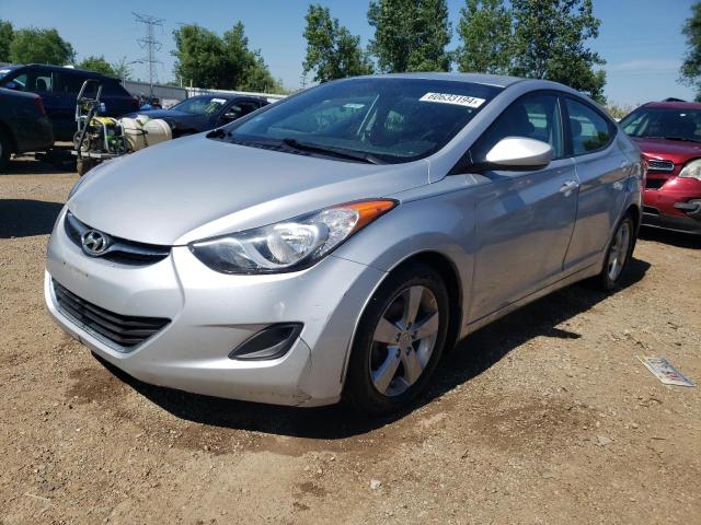 5NPDH4AE8DH396344 - 2013 HYUNDAI ELANTRA GLS SILVER photo 1