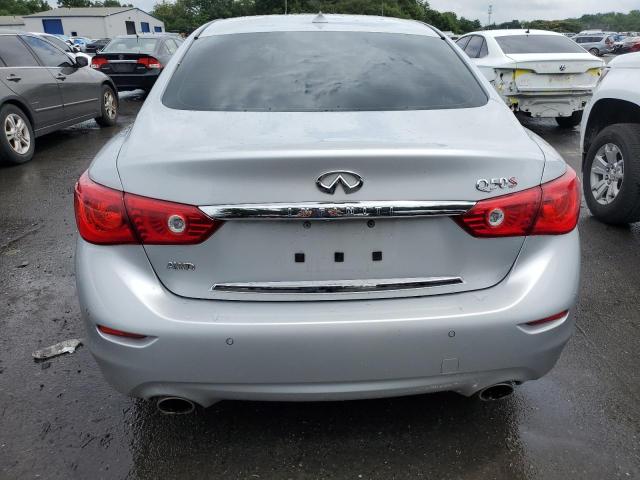 JN1BV7AR1FM397416 - 2015 INFINITI Q50 BASE SILVER photo 6