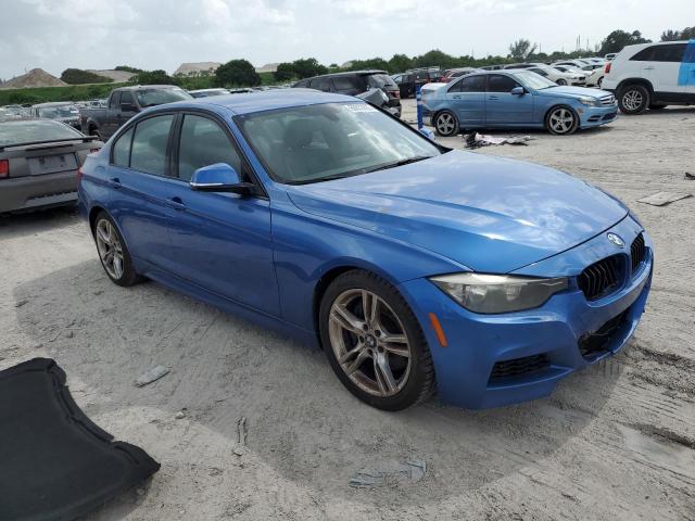 WBA3A5G50ENP30488 - 2014 BMW 3 SERIES I BLUE photo 4