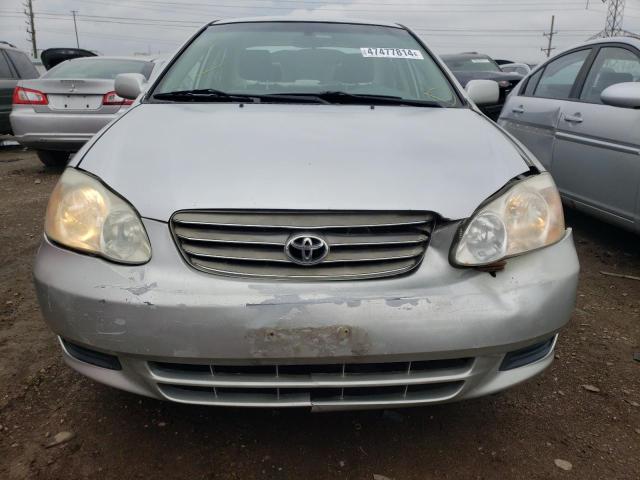 JTDBR32E330013564 - 2003 TOYOTA COROLLA CE SILVER photo 5