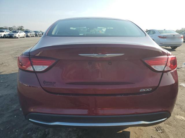 1C3CCCAB0FN722252 - 2015 CHRYSLER 200 LIMITED RED photo 6