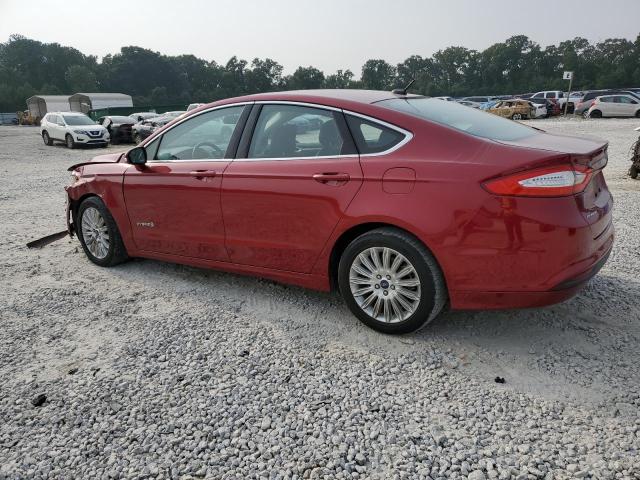 3FA6P0LU9DR246612 - 2013 FORD FUSION SE HYBRID RED photo 2