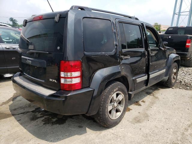 1J8GN28K98W224208 - 2008 JEEP LIBERTY SPORT BLACK photo 3