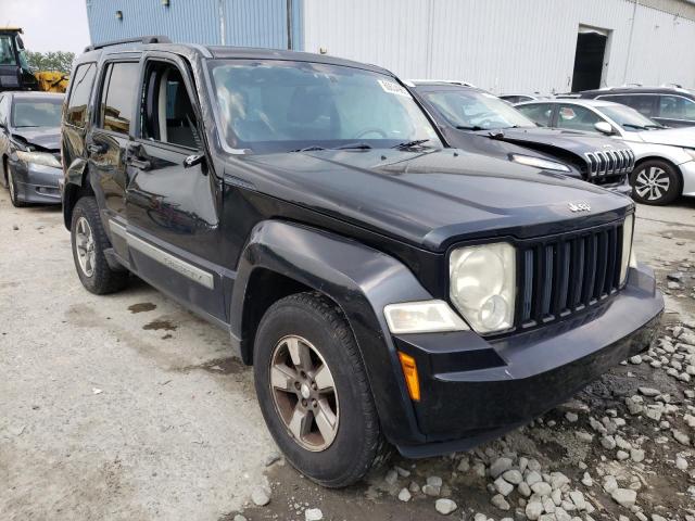 1J8GN28K98W224208 - 2008 JEEP LIBERTY SPORT BLACK photo 4