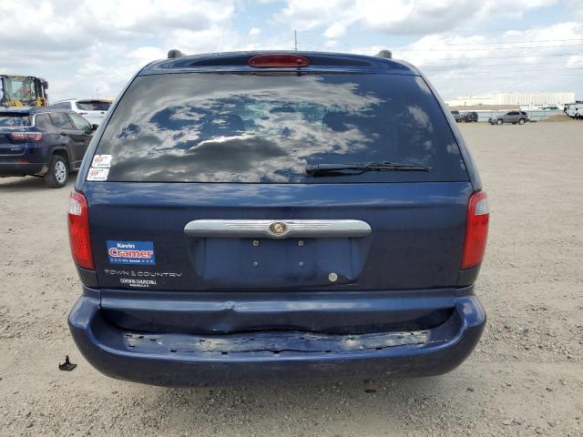 1C4GP45R55B326218 - 2005 CHRYSLER TOWN & COU BLUE photo 6