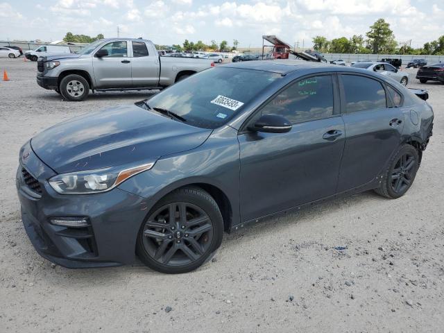 3KPF34ADXLE179430 - 2020 KIA FORTE GT LINE GRAY photo 1