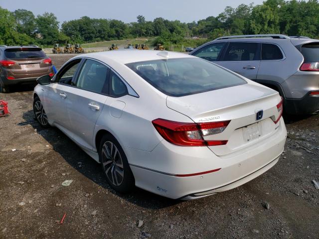 1HGCV3F51MA023307 - 2021 HONDA ACCORD HYBRID EXL WHITE photo 2