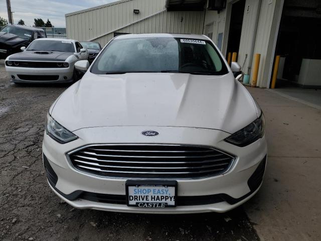 3FA6P0LU5LR229093 - 2020 FORD FUSION SE WHITE photo 5