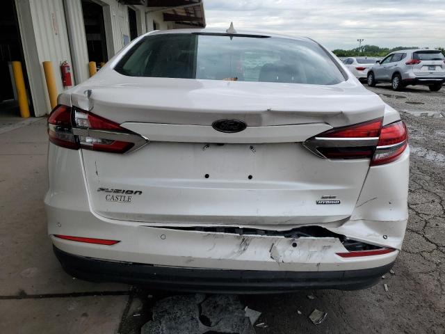 3FA6P0LU5LR229093 - 2020 FORD FUSION SE WHITE photo 6