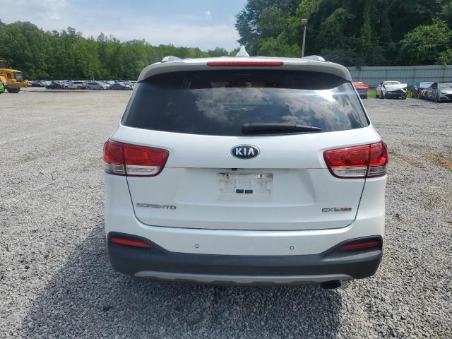 5XYPH4A17HG324963 - 2017 KIA SORENTO EX WHITE photo 6