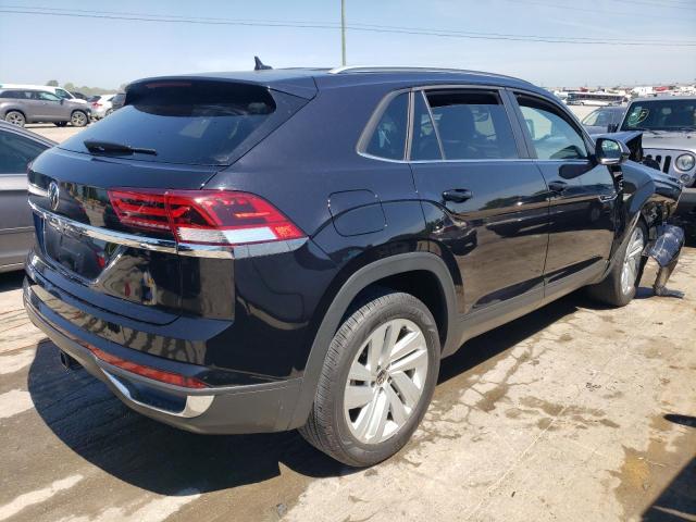 1V2WE2CA0MC213805 - 2021 VOLKSWAGEN ATLAS CROS SE Черный фото 3
