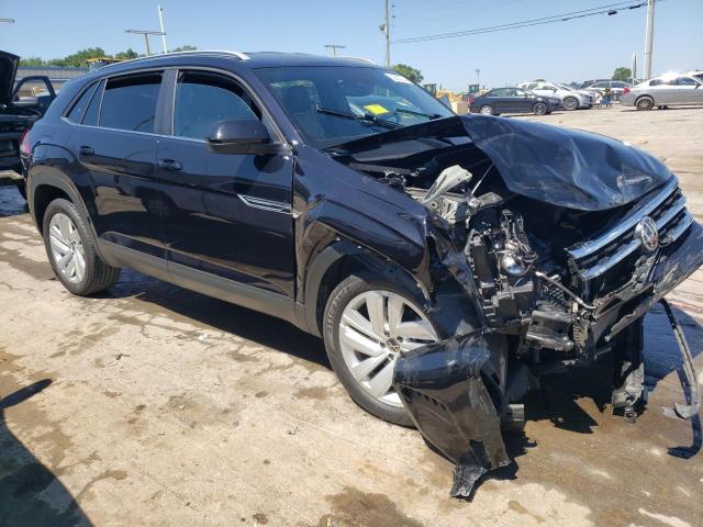 1V2WE2CA0MC213805 - 2021 VOLKSWAGEN ATLAS CROS SE Черный фото 4