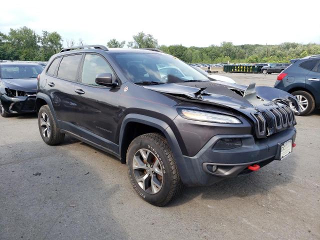 1C4PJMBSXEW291807 - 2014 JEEP CHEROKEE TRAILHAWK ნაცრისფერი ფოტო 4