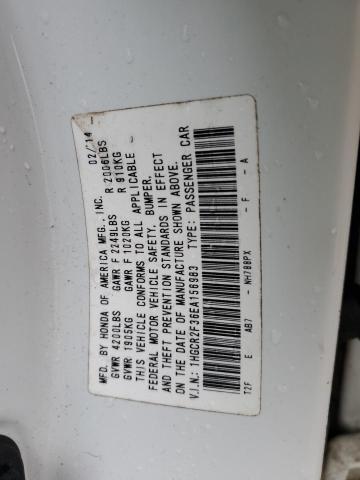 1HGCR2F36EA156983 - 2014 HONDA ACCORD LX WHITE photo 13