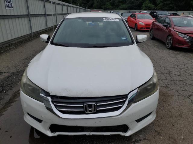 1HGCR2F36EA156983 - 2014 HONDA ACCORD LX WHITE photo 5