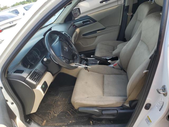 1HGCR2F36EA156983 - 2014 HONDA ACCORD LX WHITE photo 7
