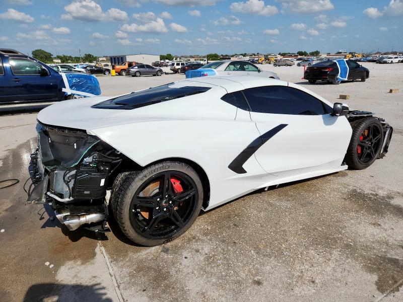 1G1YA2D48N5101847 - 2022 CHEVROLET CORVETTE STINGRAY 1LT WHITE photo 3