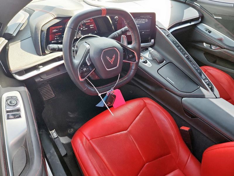 1G1YA2D48N5101847 - 2022 CHEVROLET CORVETTE STINGRAY 1LT WHITE photo 8