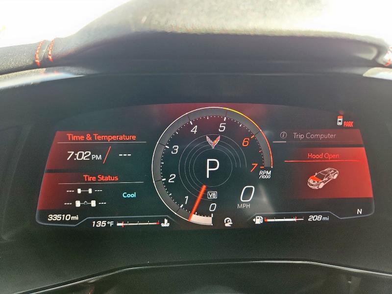 1G1YA2D48N5101847 - 2022 CHEVROLET CORVETTE STINGRAY 1LT WHITE photo 9