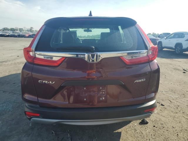 5J6RW6H39JL001603 - 2018 HONDA CR-V LX BURGUNDY photo 6