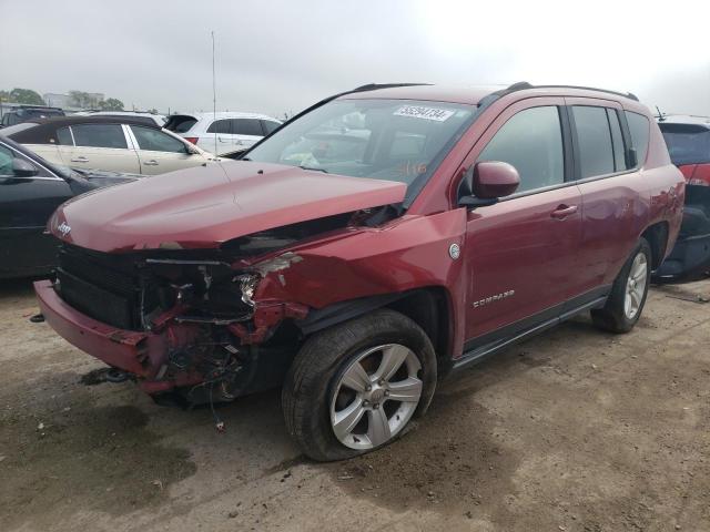 1C4NJDEB5ED528962 - 2014 JEEP COMPASS LATITUDE RED photo 1