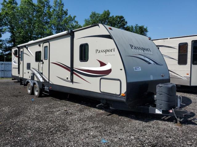 4YDT33528HK410753 - 2017 KEYSTONE PASSPORT BEIGE photo 1