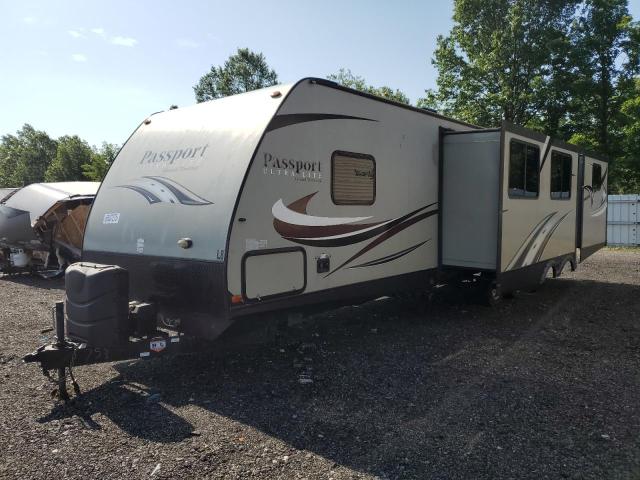 4YDT33528HK410753 - 2017 KEYSTONE PASSPORT BEIGE photo 2