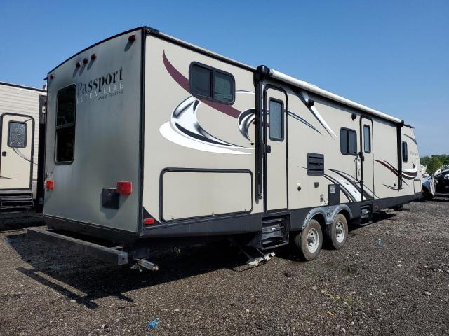 4YDT33528HK410753 - 2017 KEYSTONE PASSPORT BEIGE photo 4