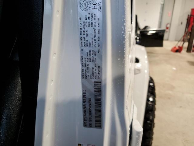 1C4HJXEG0PW587385 - 2023 JEEP WRANGLER SAHARA WHITE photo 12