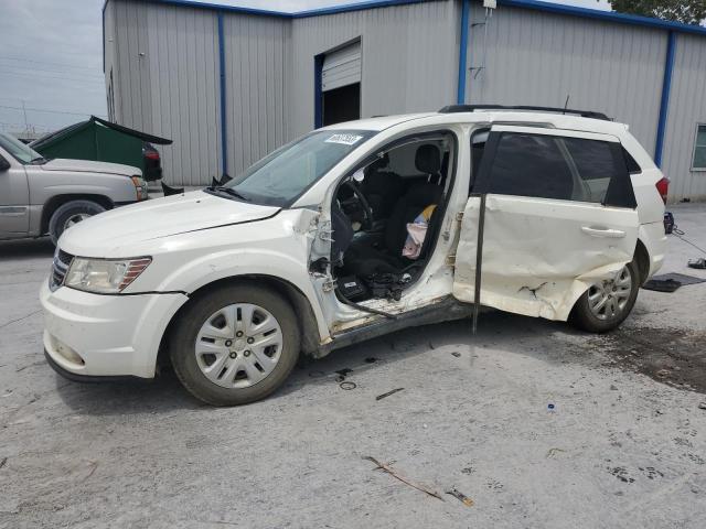 3C4PDCAB3JT507967 - 2018 DODGE JOURNEY SE WHITE photo 1