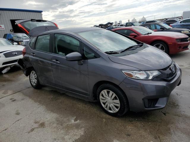 3HGGK5H55FM736493 - 2015 HONDA FIT LX GRAY photo 4