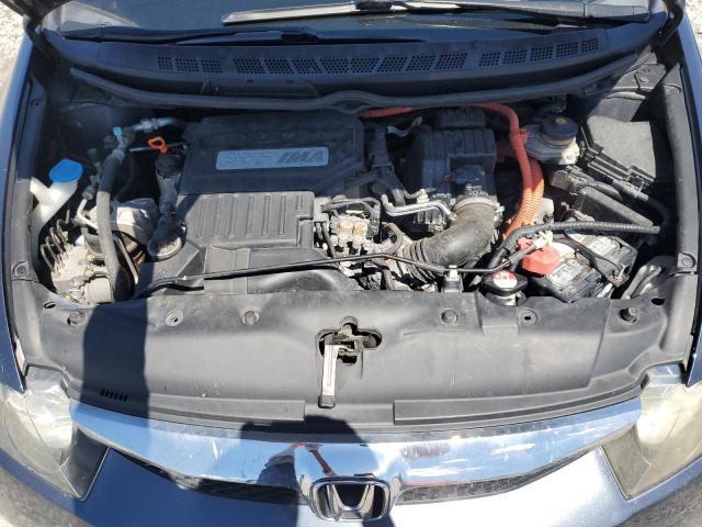 JHMFA3F23AS001620 - 2010 HONDA CIVIC HYBRID BLUE photo 11