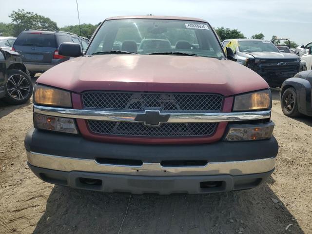 1GCEC14T95Z125864 - 2005 CHEVROLET SILVERADO C1500 BURGUNDY photo 5