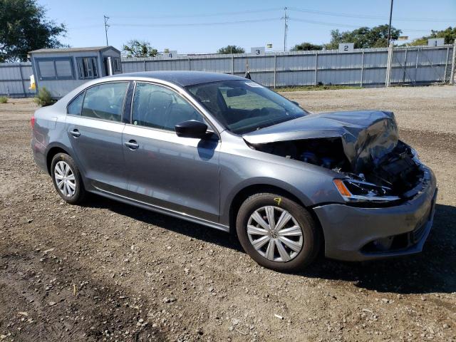 3VW2K7AJ2DM270818 - 2013 VOLKSWAGEN JETTA BASE 灰色 照片 4