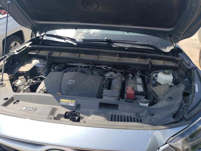 5TDGZRAH7MS065007 - 2021 TOYOTA HIGHLANDER XLE BLUE photo 12