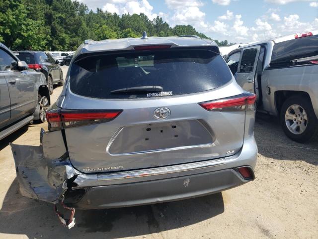 5TDGZRAH7MS065007 - 2021 TOYOTA HIGHLANDER XLE BLUE photo 6