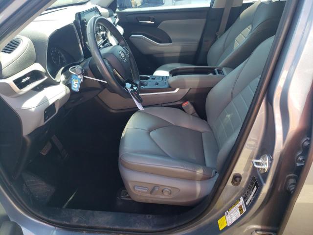 5TDGZRAH7MS065007 - 2021 TOYOTA HIGHLANDER XLE BLUE photo 7