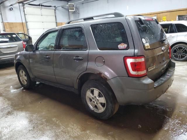 1FMCU0DG2BKA13957 - 2011 FORD ESCAPE XLT GRAY photo 2