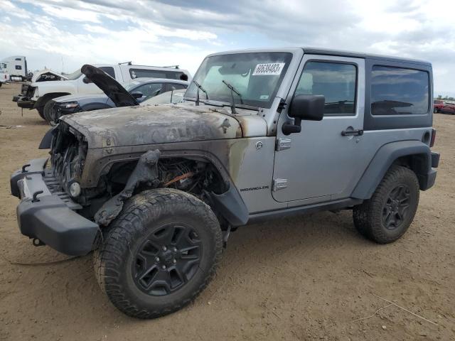 1C4AJWAG1FL555109 - 2015 JEEP WRANGLER SPORT SILVER photo 1